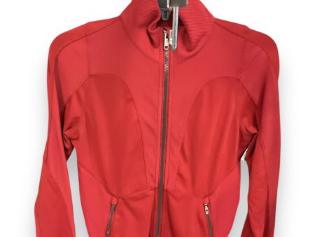 Athletic Jacket By Lululemon In Red, Size: M Cheap