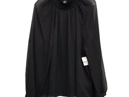 BLACK TOP LS by JOIE Size:1X For Cheap