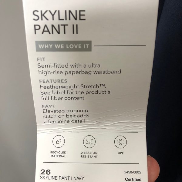 Athletic Pants By Athleta In Navy, Size: 26 For Discount