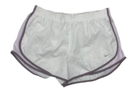 WHITE ATHLETIC SHORTS by NIKE APPAREL Size:XL Sale