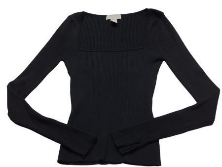 Top Long Sleeve Basic By H&m In Black, Size: Xs For Sale