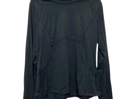 Athletic Top Long Sleeve Crewneck By Spyder In Black, Size: L Online Sale