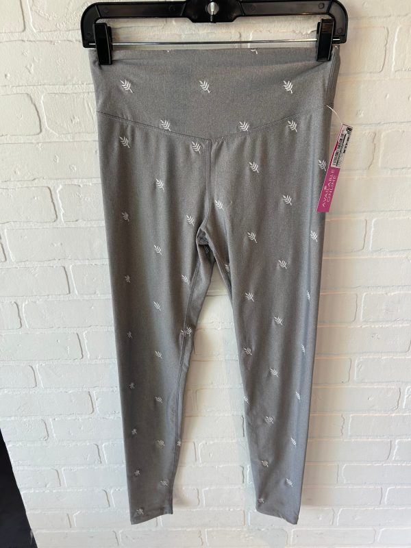 Athletic Leggings By Clothes Mentor In Grey & White, Size: 6 Fashion