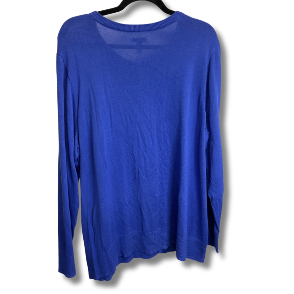 Cardigan By Croft And Barrow In Blue, Size: 2x Online