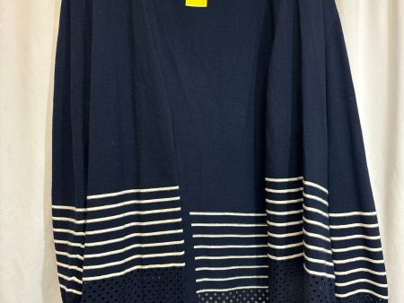 Cardigan By Christopher And Banks In Blue, Size: L For Cheap