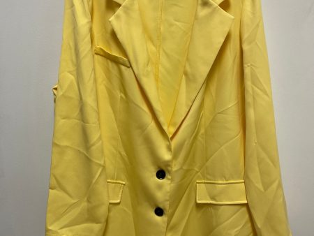 Blazer By Shein In Yellow, Size: 2x Online Sale