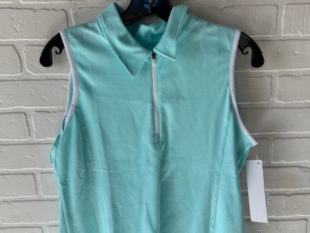 Athletic Tank Top By Talbots In Blue & White, Size: Mp Online now