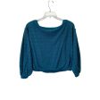 Top 3 4 Sleeve Basic By Free People In Teal, Size:Xs Online now