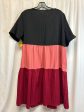 Dress Casual Midi By Shein In Black & Red, Size: 2x For Discount