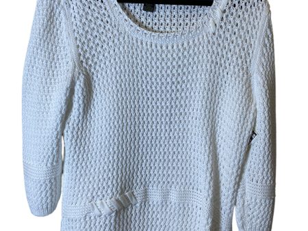 Sweater By Clothes Mentor In White, Size: L Discount