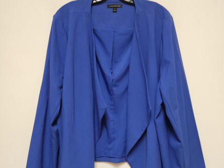 Blazer By Lane Bryant In Blue, Size: 3x Cheap