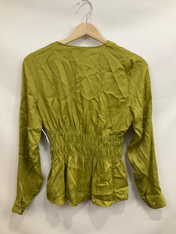 Blouse Long Sleeve By Anthropologie In Green, Size: Xs For Sale