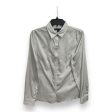 Blouse Long Sleeve By Banana Republic In White, Size: M Sale