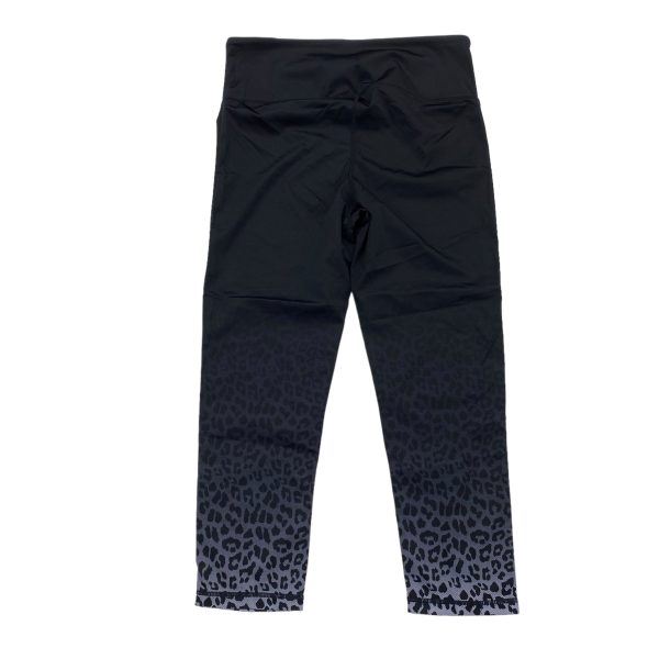 BLACK ATHLETIC CAPRIS by MONO B Size:L on Sale