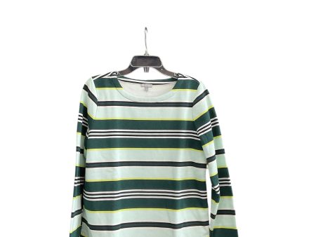 Sweatshirt Crewneck By Talbots In Striped Pattern, Size: M Online