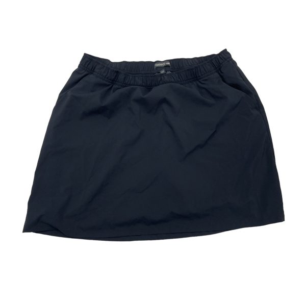 BLACK ATHLETIC SKORT by TOAD & CO Size:L Fashion