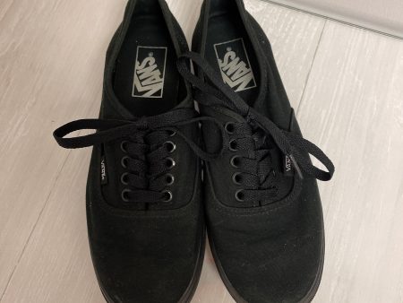 Shoes Sneakers By Vans In Black, Size: 7 Online Sale