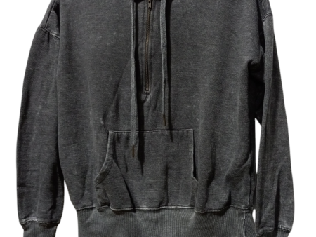 Sweatshirt Hoodie By Ultra Flirt In Grey, Size: Xs Online now