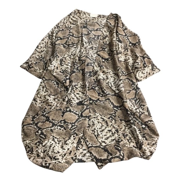 Cardigan By Clothes Mentor In Snakeskin Print, Size: M Discount