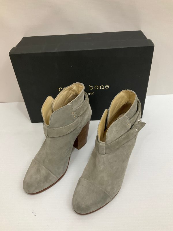 Boots Ankle Heels By Rag And Bone In Grey, Size: 7.5 Online now