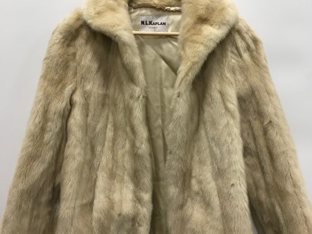 Coat Fur By N.L.KAPLAN  In Tan, Size: S Online Hot Sale