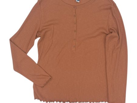 Top Ls By Old Navy In Tan, Size:L Online