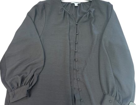 Top Long Sleeve By Nine West In Black, Size: 1x For Discount