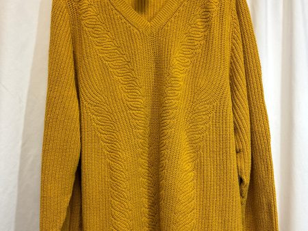 Sweater By Croft And Barrow In Yellow, Size: 3x Supply