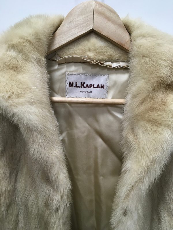 Coat Fur By N.L.KAPLAN  In Tan, Size: S Online Hot Sale