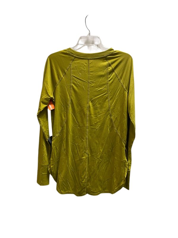 Athletic Top Long Sleeve Collar By Tek Gear In Green, Size: M Online now