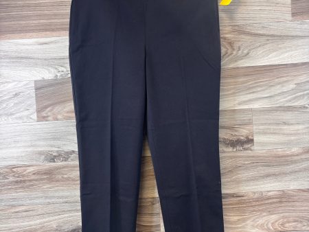 Pants Cropped By Talbots In Black, Size: 6 Online Hot Sale