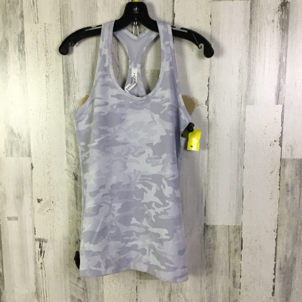 Athletic Tank Top By Lululemon In Grey, Size: 10 Cheap