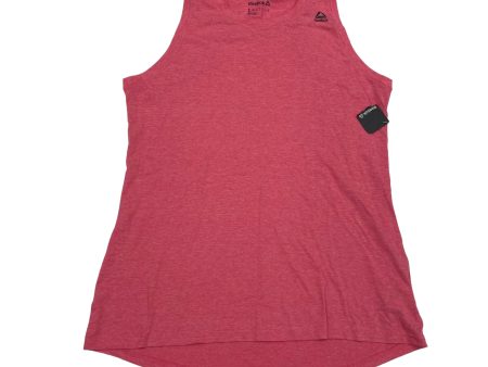 PINK ATHLETIC TANK TOP by REEBOK Size:L For Cheap