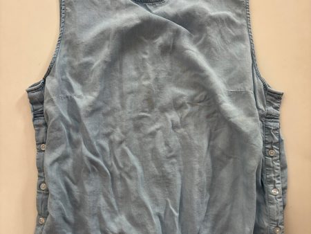 Top Sleeveless By Sharagano In Denim, Size: Xl For Discount