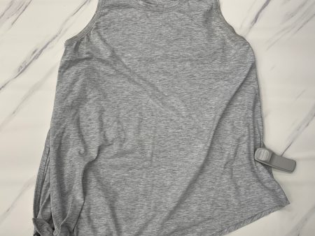 Athletic Tank Top By Lululemon In Grey, Size: 4 For Discount