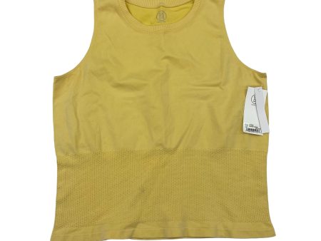 YELLOW ATHLETIC TANK TOP by SAGE Size:L on Sale