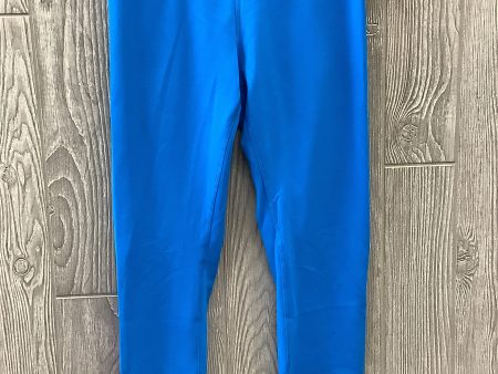 Athletic Leggings By Lululemon In Blue, Size: 8 For Cheap