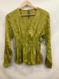 Blouse Long Sleeve By Anthropologie In Green, Size: Xs For Sale