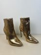 Boots Ankle Heels By Sam Edelman In Gold, Size: 7.5 For Discount