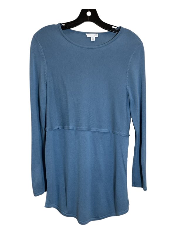 Tunic Long Sleeve By J. Jill In Blue, Size: Xsp Online Sale