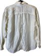 Blouse Long Sleeve By Moda Intl In Cream, Size: S Fashion