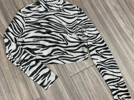 Mesh Top Long Sleeve By Shein In Bengals Animal Print, Size: Xl For Discount