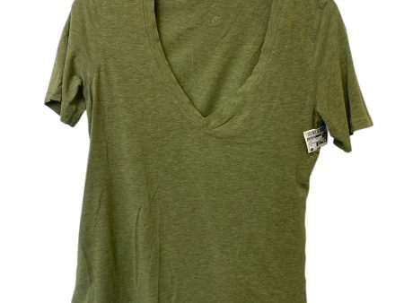 Athletic Top Short Sleeve By Lululemon In Green, Size: S Online Sale