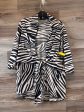 Blazer By Clothes Mentor In Zebra Print, Size: L For Sale