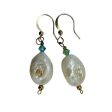 Baroque Pearl & Bead Dangle Earrings By Unbranded on Sale