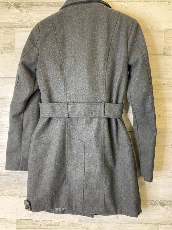 Coat Wool By New Look In Grey, Size: S For Discount