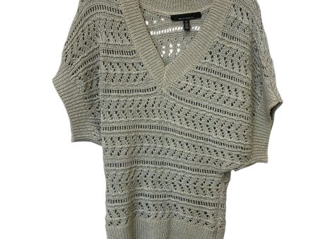 Sweater Short Sleeve By White House Black Market In Grey, Size: Xs For Sale