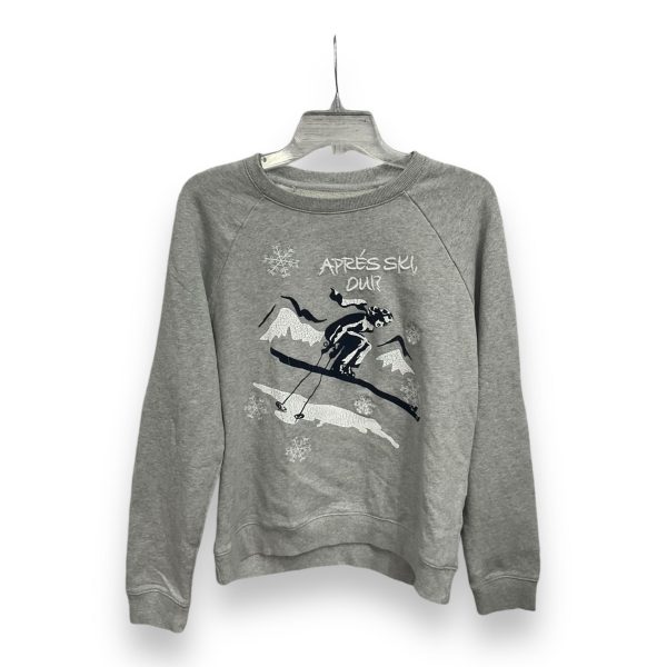 Sweatshirt Crewneck By Lucky Brand In Grey, Size: M Sale