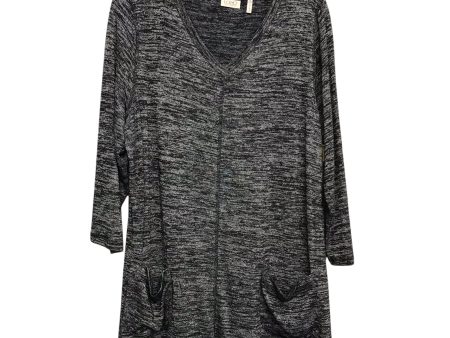 Top Ls By Logo In Grey, Size:Xl For Discount