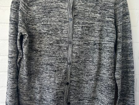 Cardigan By Loft In Black & Cream, Size: M Discount